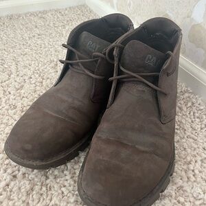 CAT Brown Leather Boots